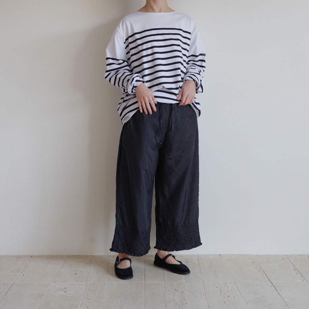 ��trip&things�����ۥ��󥸥� injiri��neel-77 wide ���륯�ɽ��磻�ɥѥ��(Black)