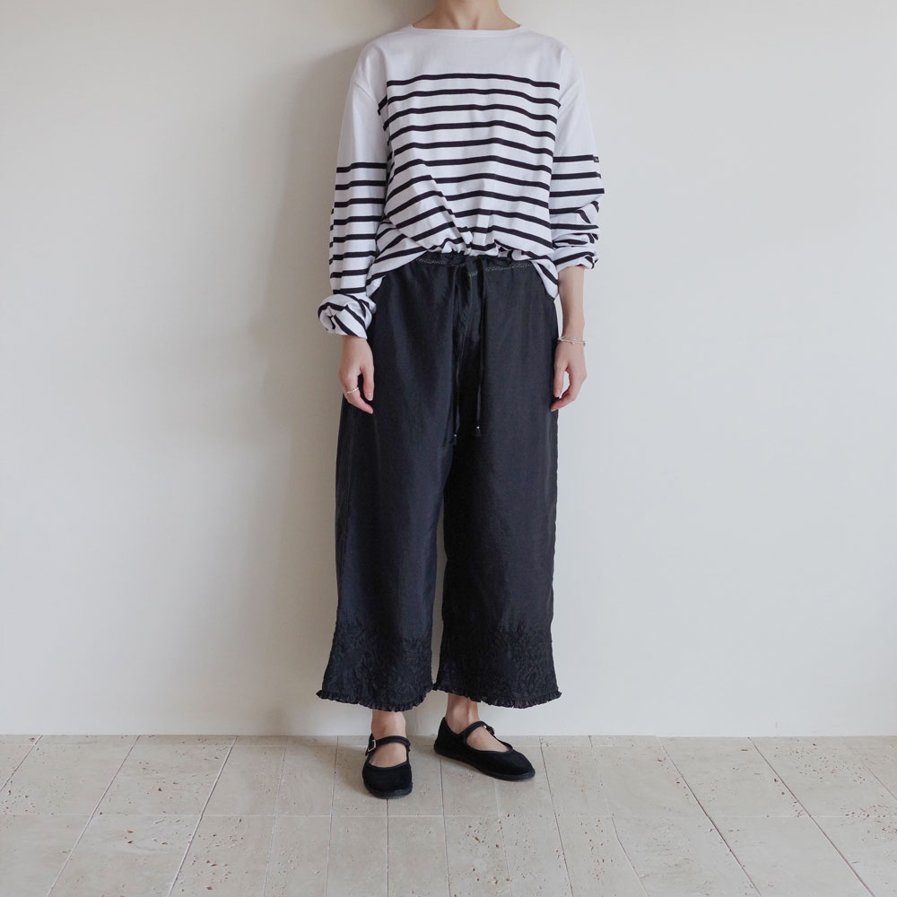 ��trip&things�����ۥ��󥸥� injiri��neel-77 wide ���륯�ɽ��磻�ɥѥ��(Black)