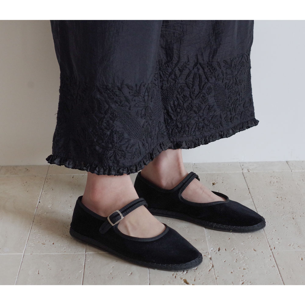 ��trip&things�����ۥ��󥸥� injiri��neel-77 wide ���륯�ɽ��磻�ɥѥ��(Black)