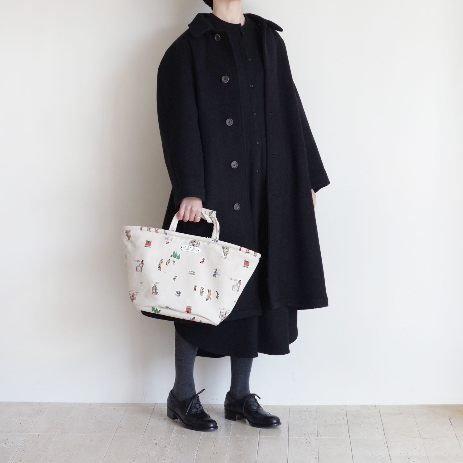 R&D.M.Co- ������ɥޥ󥺥ơ��顼 : BROWN BEARS MARCHE BAG (S) �ޥ륷���Хå�