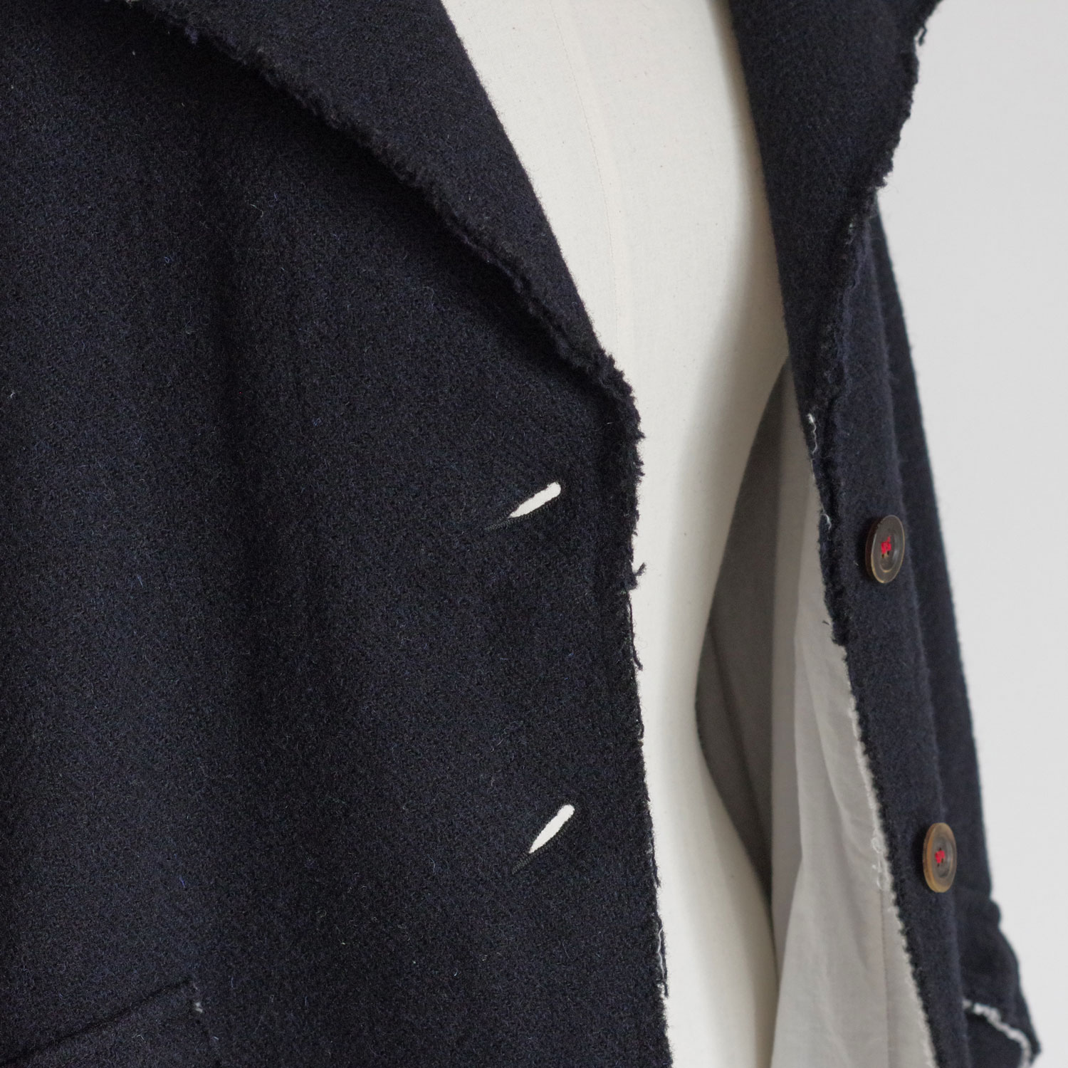 H+ HANNOH WESSEL ���å���ץ�她���Ρ��������� : Coat Milvia (NAVY) �ϥꥹ�ĥ����ɥ�����