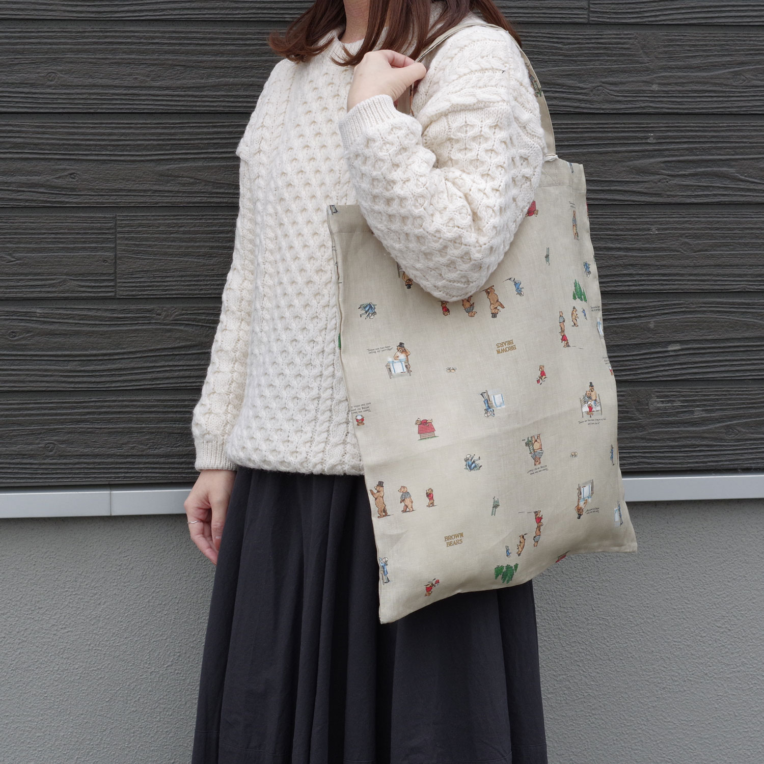 R&D.M.Co- ������ɥޥ󥺥ơ��顼 : BROWN BEARS TOTE BAG �ȡ��ȥХå�