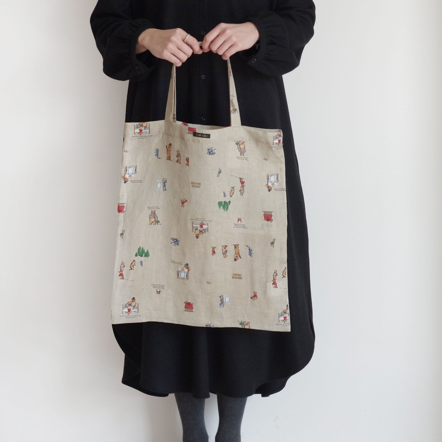 R&D.M.Co- ������ɥޥ󥺥ơ��顼 : BROWN BEARS TOTE BAG �ȡ��ȥХå�