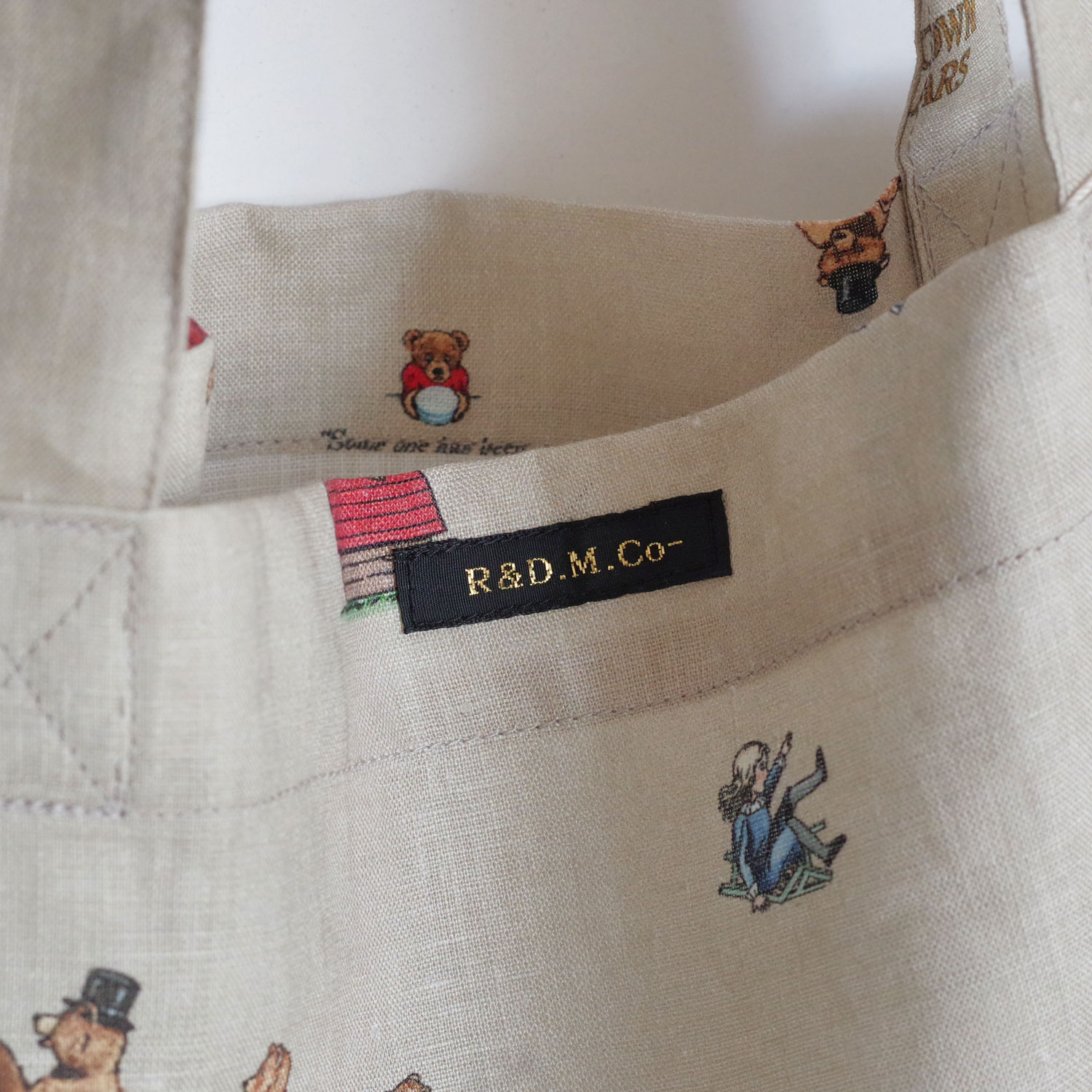 R&D.M.Co- ������ɥޥ󥺥ơ��顼 : BROWN BEARS TOTE BAG �ȡ��ȥХå�