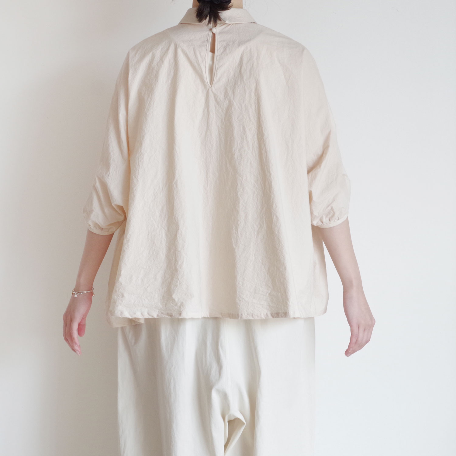 kijinokanosei �����Υ��Υ����� : shirring blouse ���㡼��󥰥֥饦��