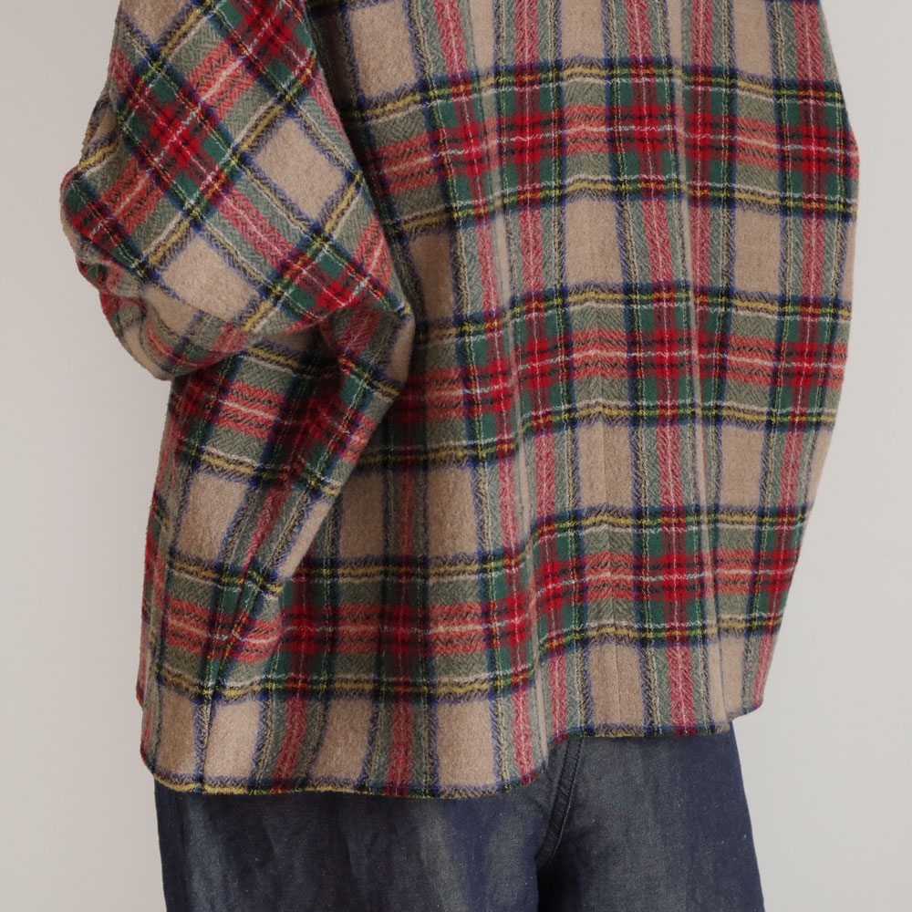R&D.M.Co- ������ɥޥ󥺥ơ��顼 : WOOL TARTAN CHECK BUGGY SHIRT �Х��������