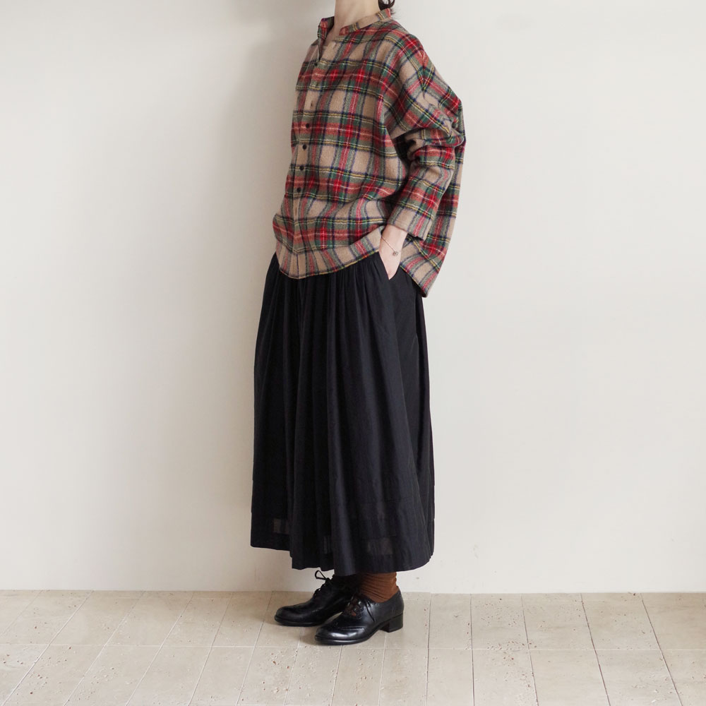 R&D.M.Co- ������ɥޥ󥺥ơ��顼 : WOOL TARTAN CHECK BUGGY SHIRT �Х��������
