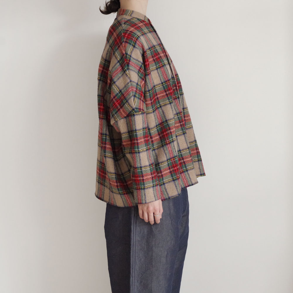 R&D.M.Co- ������ɥޥ󥺥ơ��顼 : WOOL TARTAN CHECK BUGGY SHIRT �Х��������