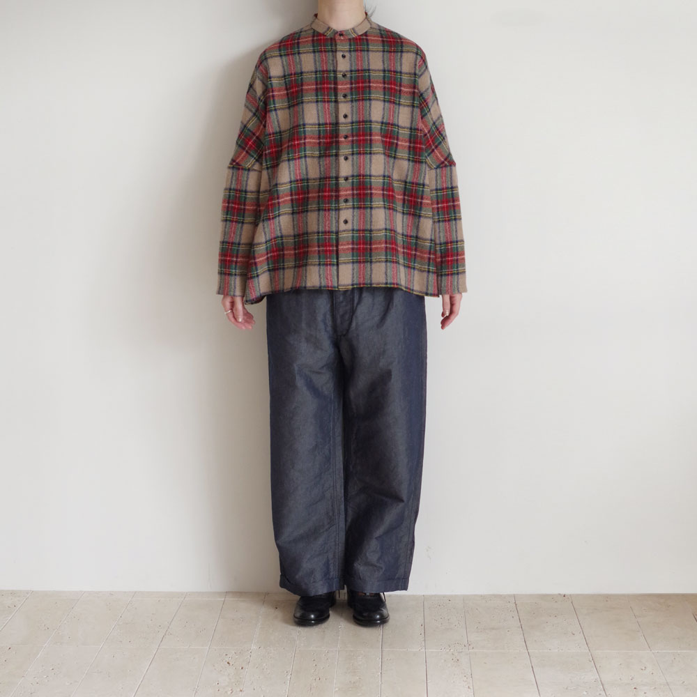 R&D.M.Co- ������ɥޥ󥺥ơ��顼 : WOOL TARTAN CHECK BUGGY SHIRT �Х��������