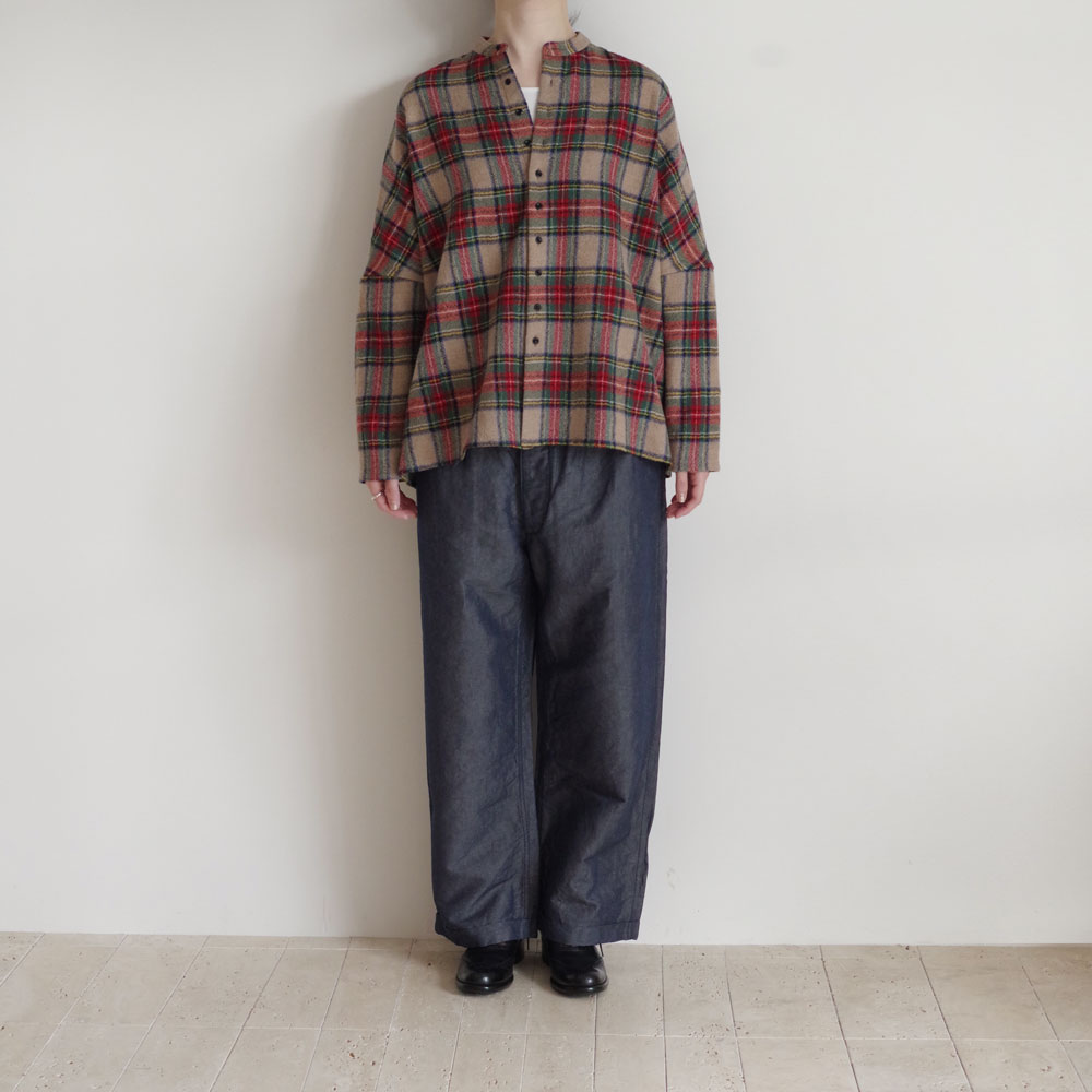 R&D.M.Co- ������ɥޥ󥺥ơ��顼 : WOOL TARTAN CHECK BUGGY SHIRT �Х��������