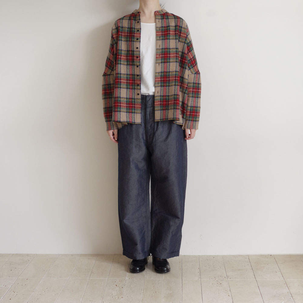 R&D.M.Co- ������ɥޥ󥺥ơ��顼 : WOOL TARTAN CHECK BUGGY SHIRT �Х��������
