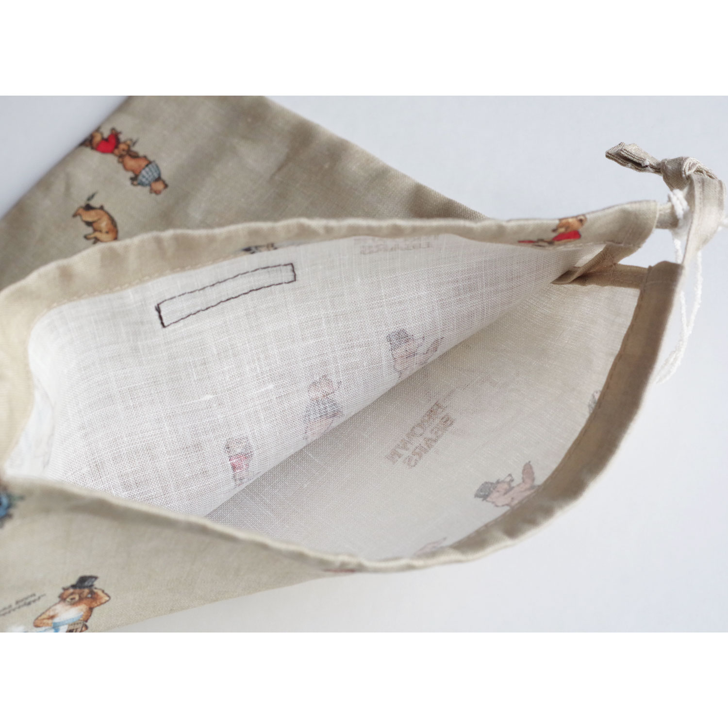 R&D.M.Co- ɥޥ󥺥ơ顼 : BROWN BEARS DRAWSTRING BAG 