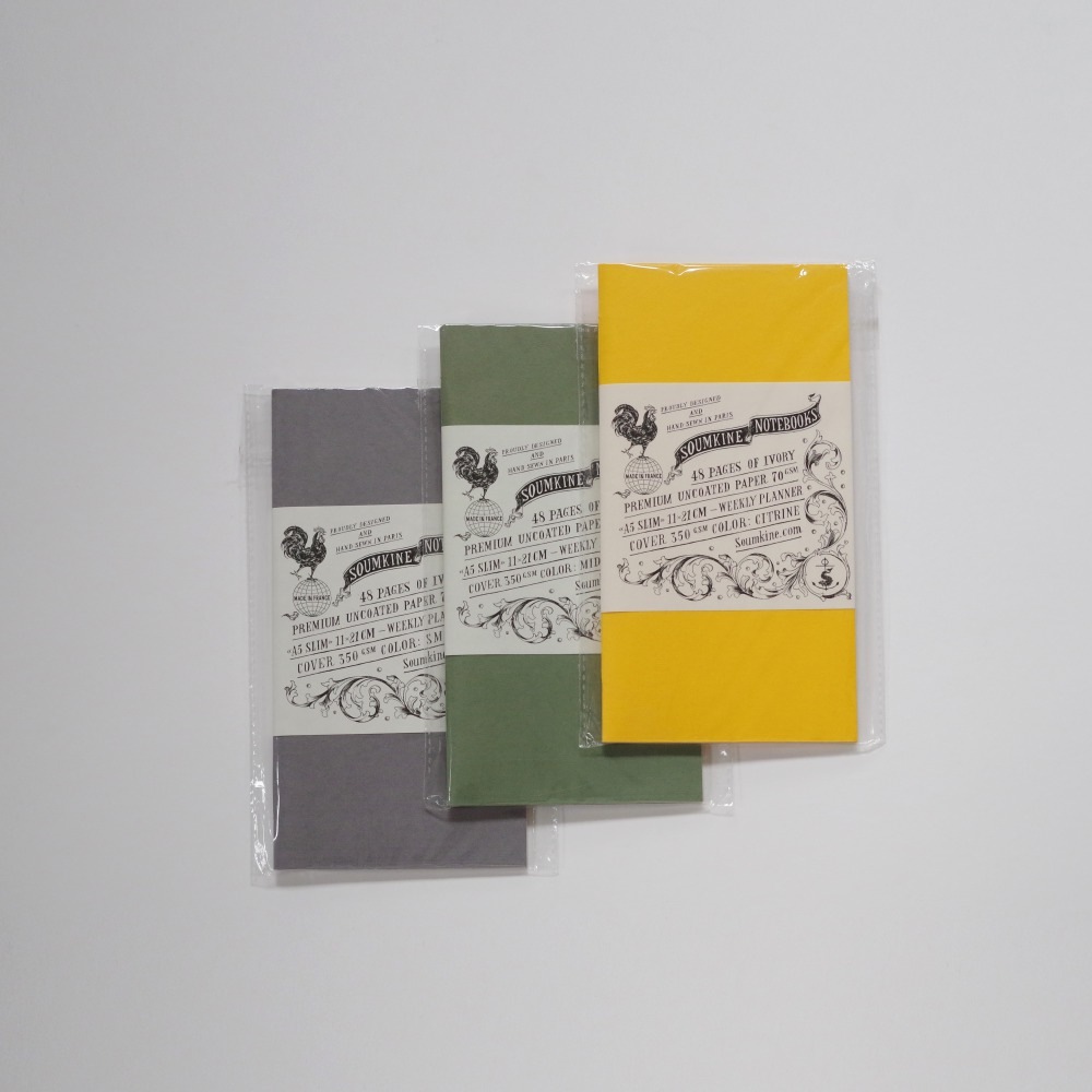 ७ SOUMKINE  A5 SLIM WEEKLY PLANNER NOTEBOOKS ꡼ץʡΡ