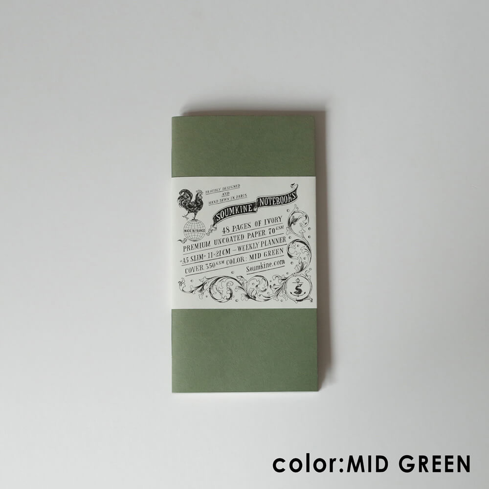 ७ SOUMKINE  A5 SLIM WEEKLY PLANNER NOTEBOOKS ꡼ץʡΡ