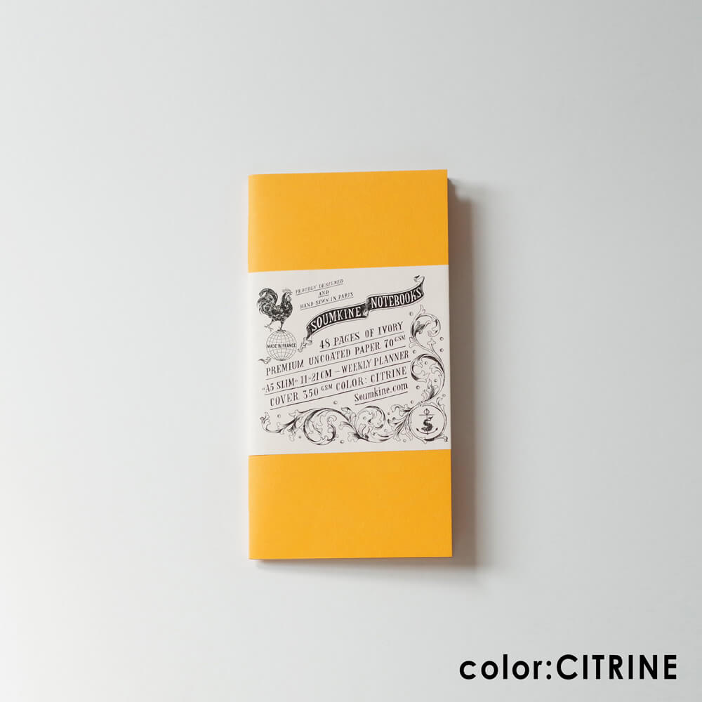 ७ SOUMKINE  A5 SLIM WEEKLY PLANNER NOTEBOOKS ꡼ץʡΡ