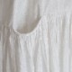 AODRESS �����ɥ쥹 : long sleeve front pockt dress��white�˥֥��å��ץ��ȥ��ԡ���