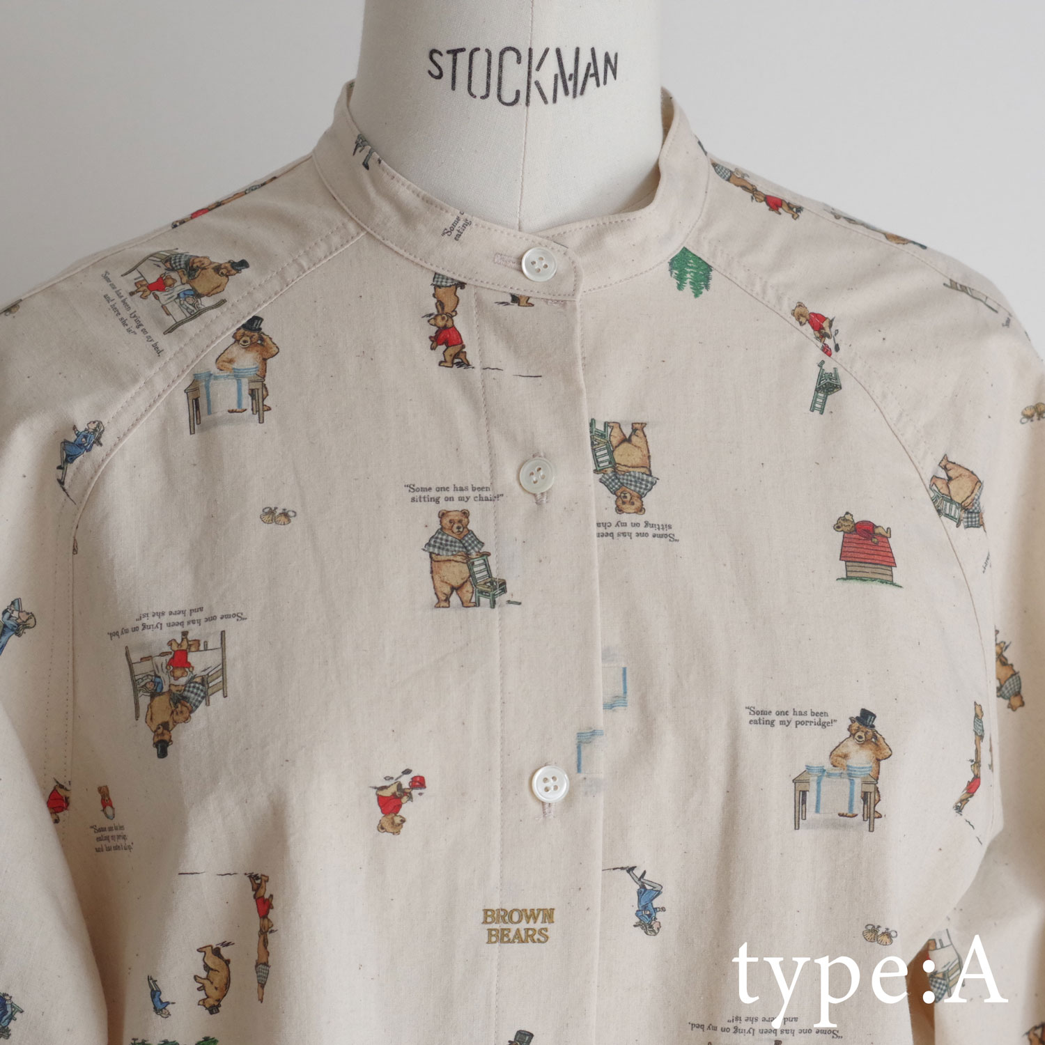 R&D.M.Co- ������ɥޥ󥺥ơ��顼 : BROWN BEARS SHIRTS ������ɥ��顼�饰��󥷥��