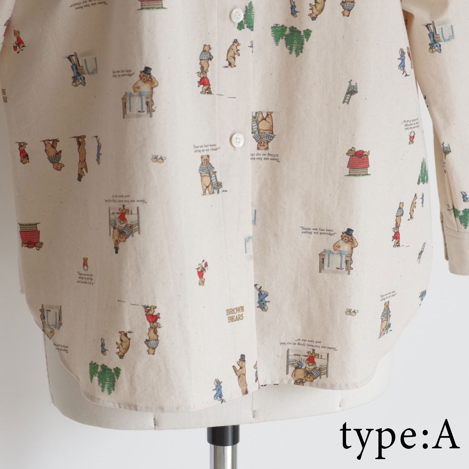 R&D.M.Co- ������ɥޥ󥺥ơ��顼 : BROWN BEARS SHIRTS ������ɥ��顼�饰��󥷥��