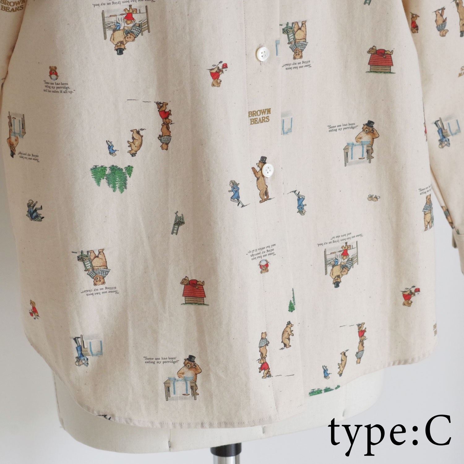 R&D.M.Co- ������ɥޥ󥺥ơ��顼 : BROWN BEARS SHIRTS ������ɥ��顼�饰��󥷥��