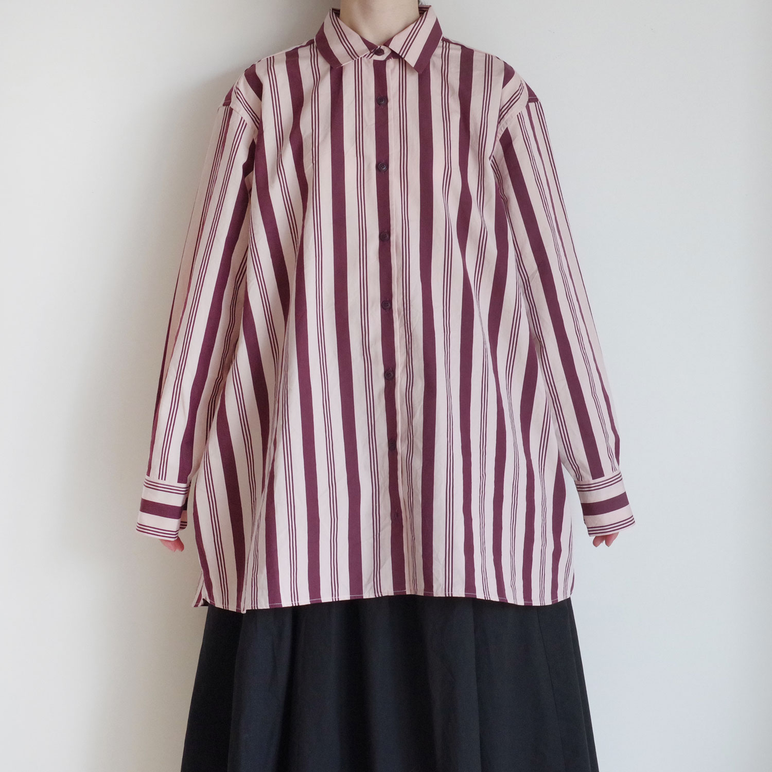 CASEY CASEY ���������������� �� PI SHIRT - CARD STRIPE ���ȥ饤�ץ����