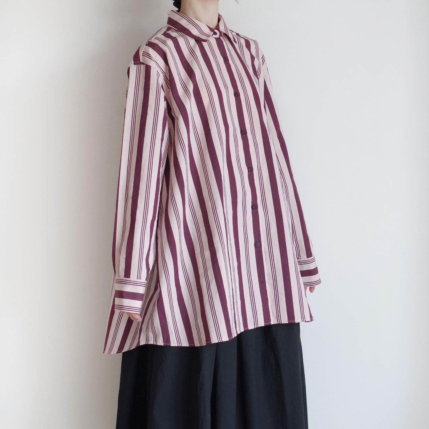 CASEY CASEY ���������������� �� PI SHIRT - CARD STRIPE ���ȥ饤�ץ����