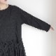 AODRESS �����ɥ쥹 : long sleeve front pocket dress (black) �֥��å��ץ��ȥ��ԡ���