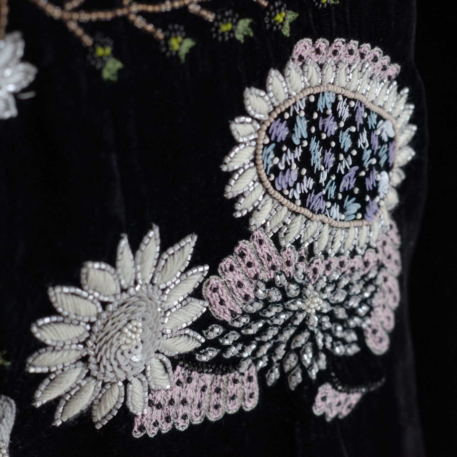 AODRESS �����ɥ쥹 : Adam s sun flowers no collar robe �ɏ�ץ٥�٥åȥ�����