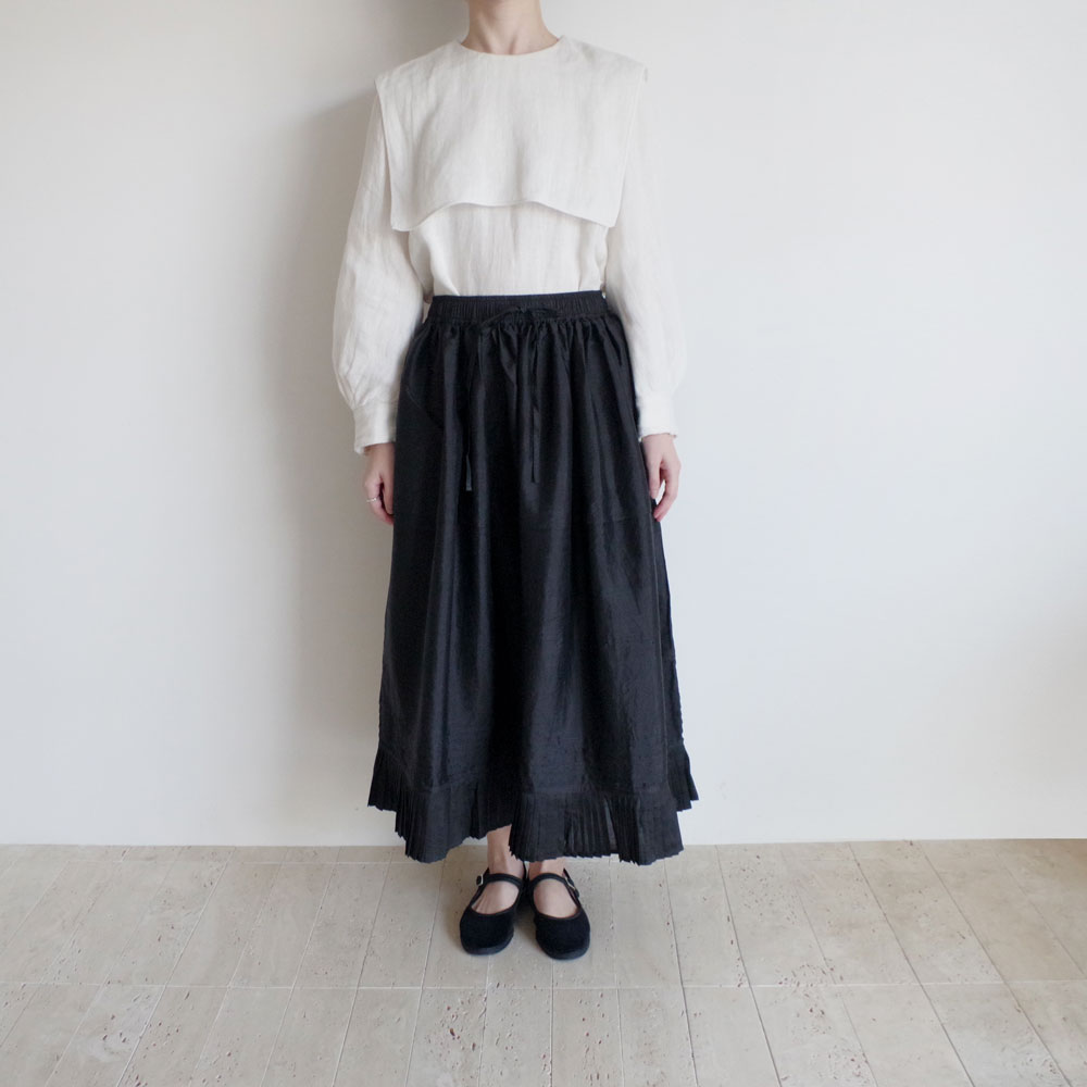BUNON �֥Υ� : Gather Tuck Skirt ���㥶�����å���������