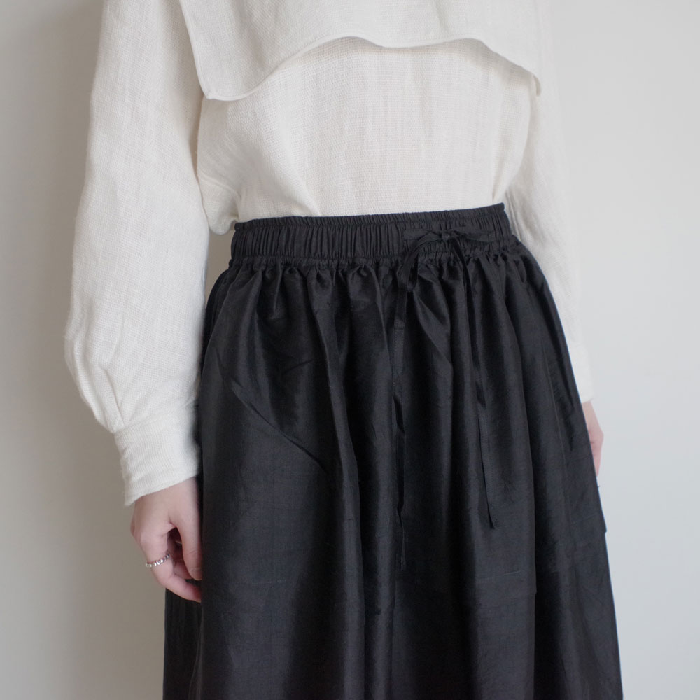 BUNON �֥Υ� : Gather Tuck Skirt ���㥶�����å���������