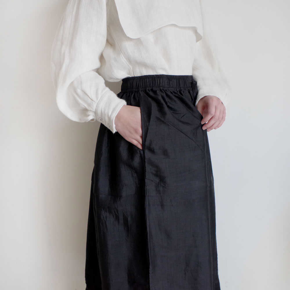 BUNON �֥Υ� : Gather Tuck Skirt ���㥶�����å���������