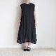 AODRESS �����ɥ쥹 : tiny niwa spray emb sleeveless dress (black-mid night) �����ɥ��㥶�����ԡ���