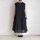 AODRESS �����ɥ쥹 : tiny niwa spray emb sleeveless dress (black-mid night) �����ɥ��㥶�����ԡ���