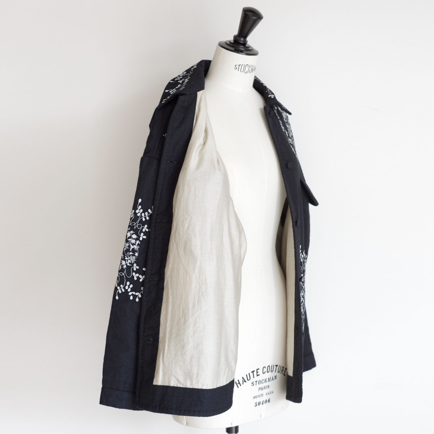 AODRESS �����ɥ쥹 : quilt emblem flowers loose fit blouson �ɽ��ե�åץݥ��åȥ֥륾��