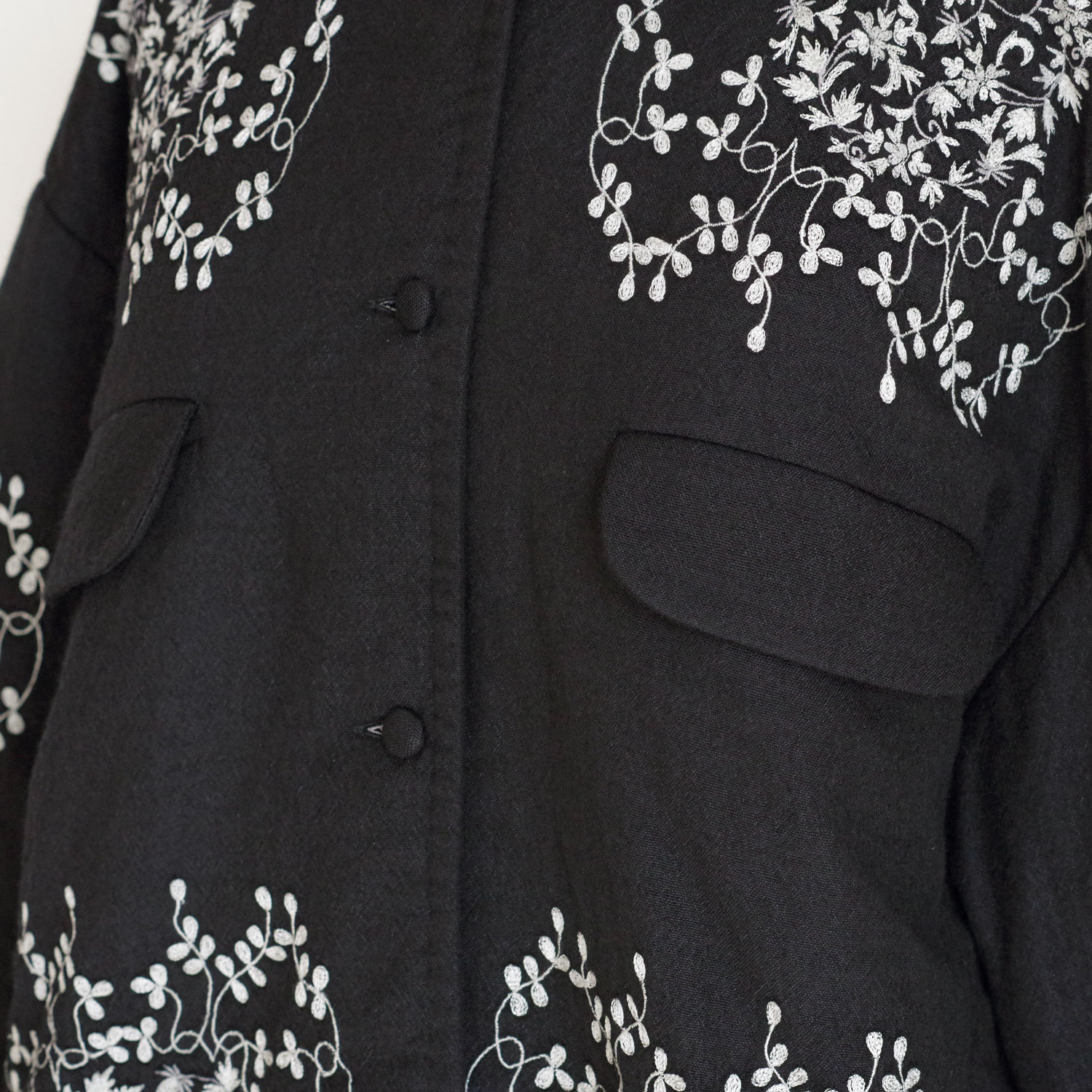 AODRESS �����ɥ쥹 : quilt emblem flowers loose fit blouson �ɽ��ե�åץݥ��åȥ֥륾��