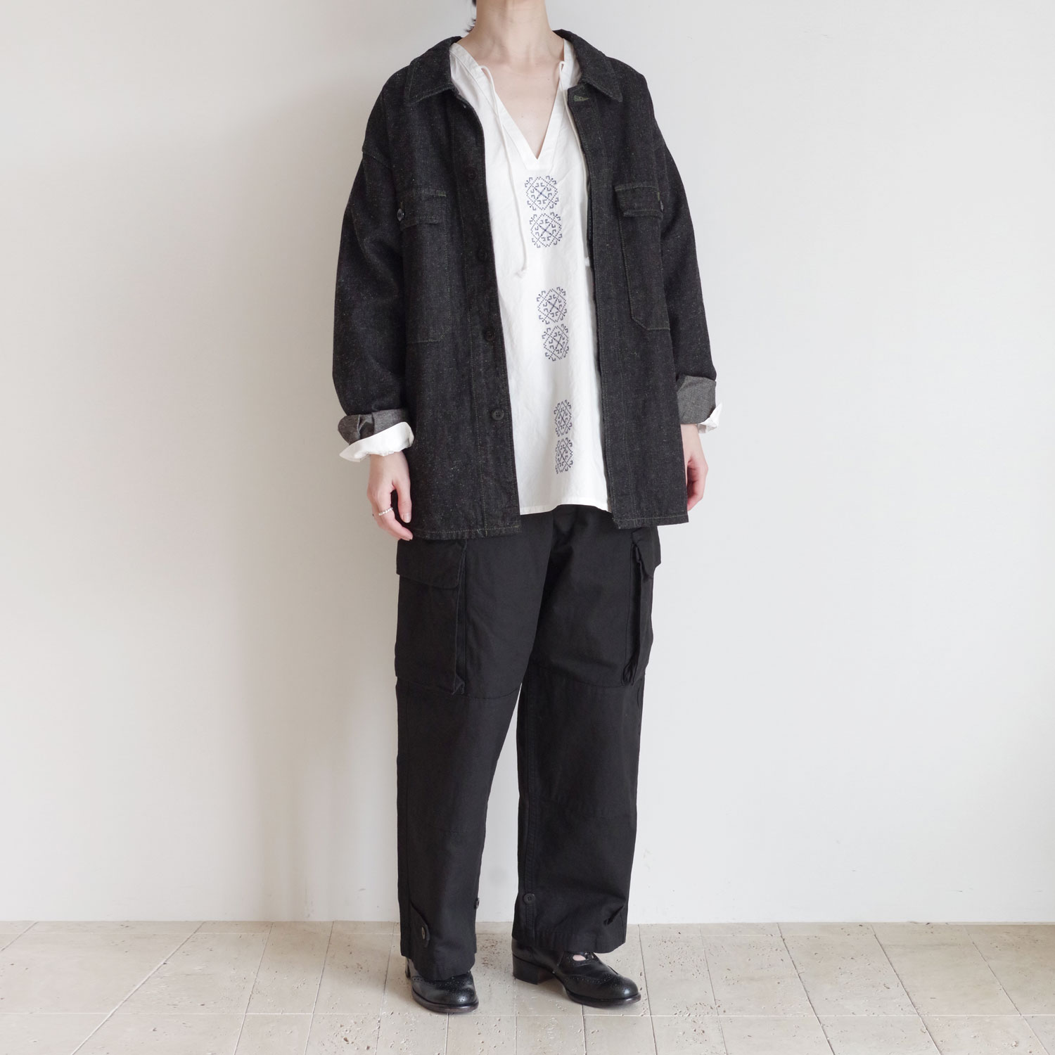 outil ���ƥ� : CHEMISIER ORIEUX (EMBROIDERY) ����å��֥饦��