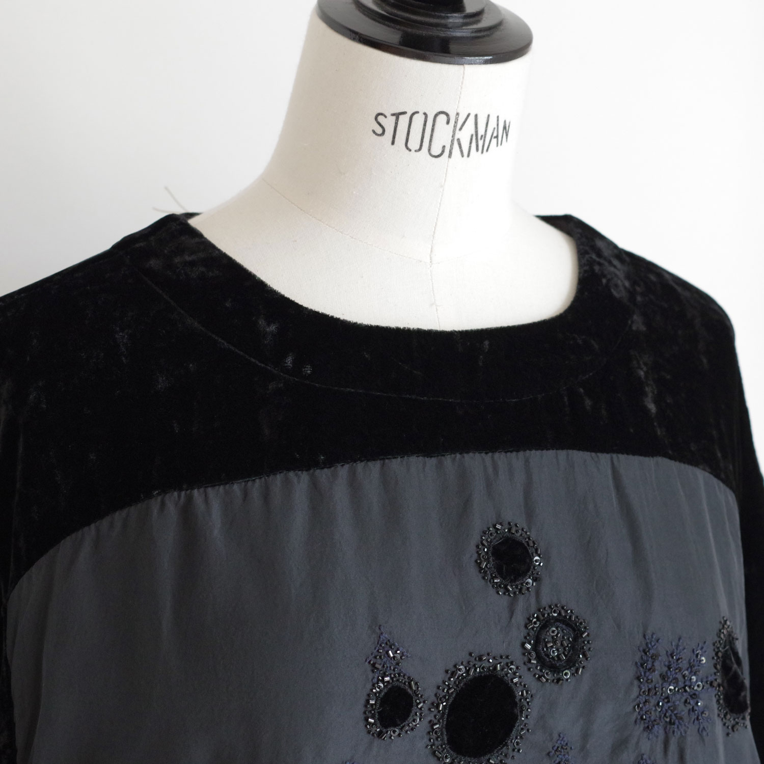 AODRESS �����ɥ쥹 : snow forest lake flowers side patched dress �ɏ�ץ٥�٥åȥ��ԡ���