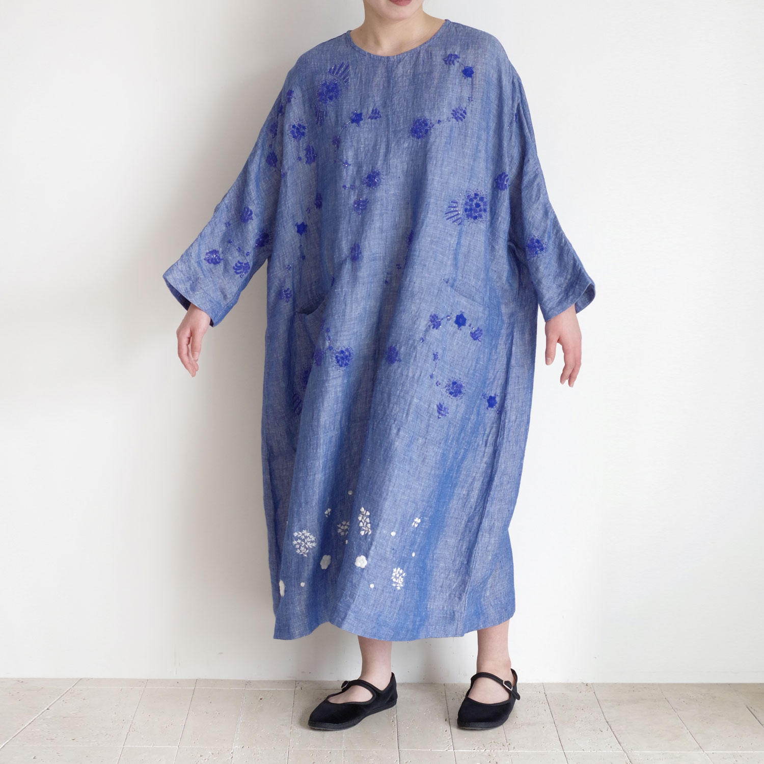 AODRESS �����ɥ쥹 : royal emb round shaped dress ��ͥ�ɽ����ԡ���