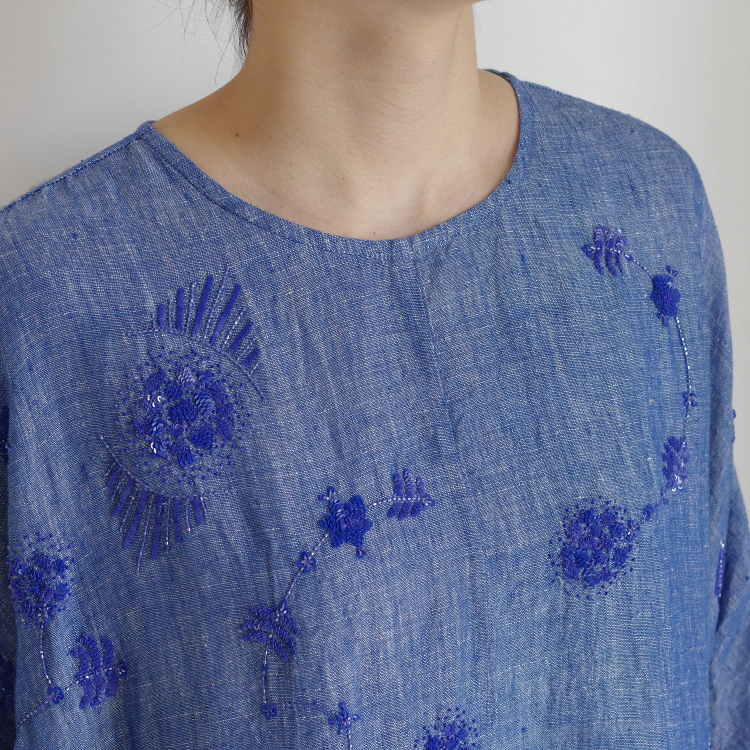 AODRESS �����ɥ쥹 : royal emb round shaped dress ��ͥ�ɽ����ԡ���