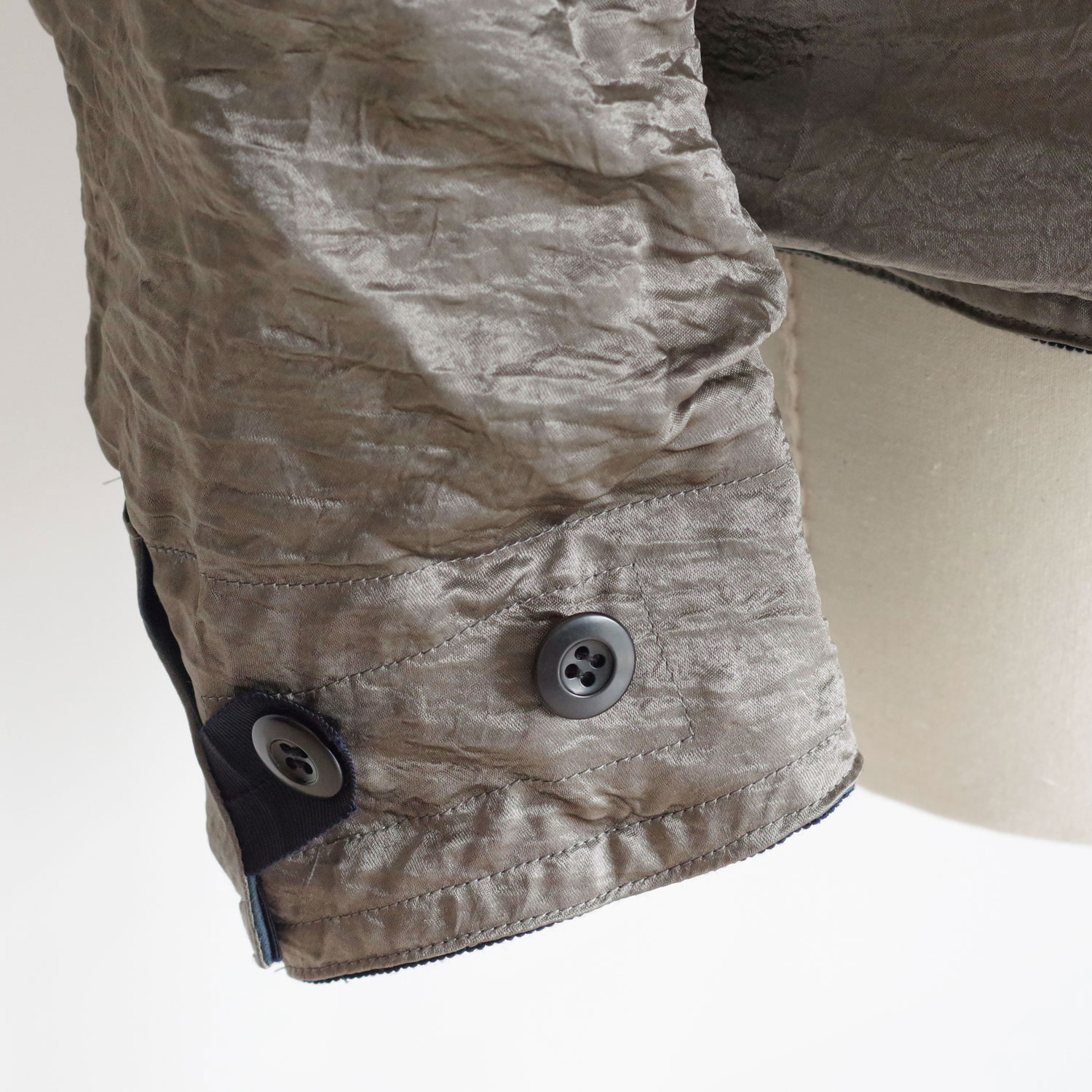 R&D.M.Co- OLDMAN��S TAILOR ������ɥޥ󥺥ơ��顼 : NO COLLAR R-L BLOUSON ��С����֥른�㥱�å�