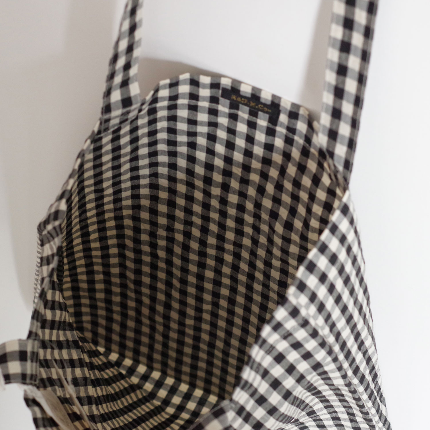 R&D.M.Co- ������ɥޥ󥺥ơ��顼 : GINGHAM CHECK TOTE BAG ���󥬥�����å��ȡ��ȥХå�