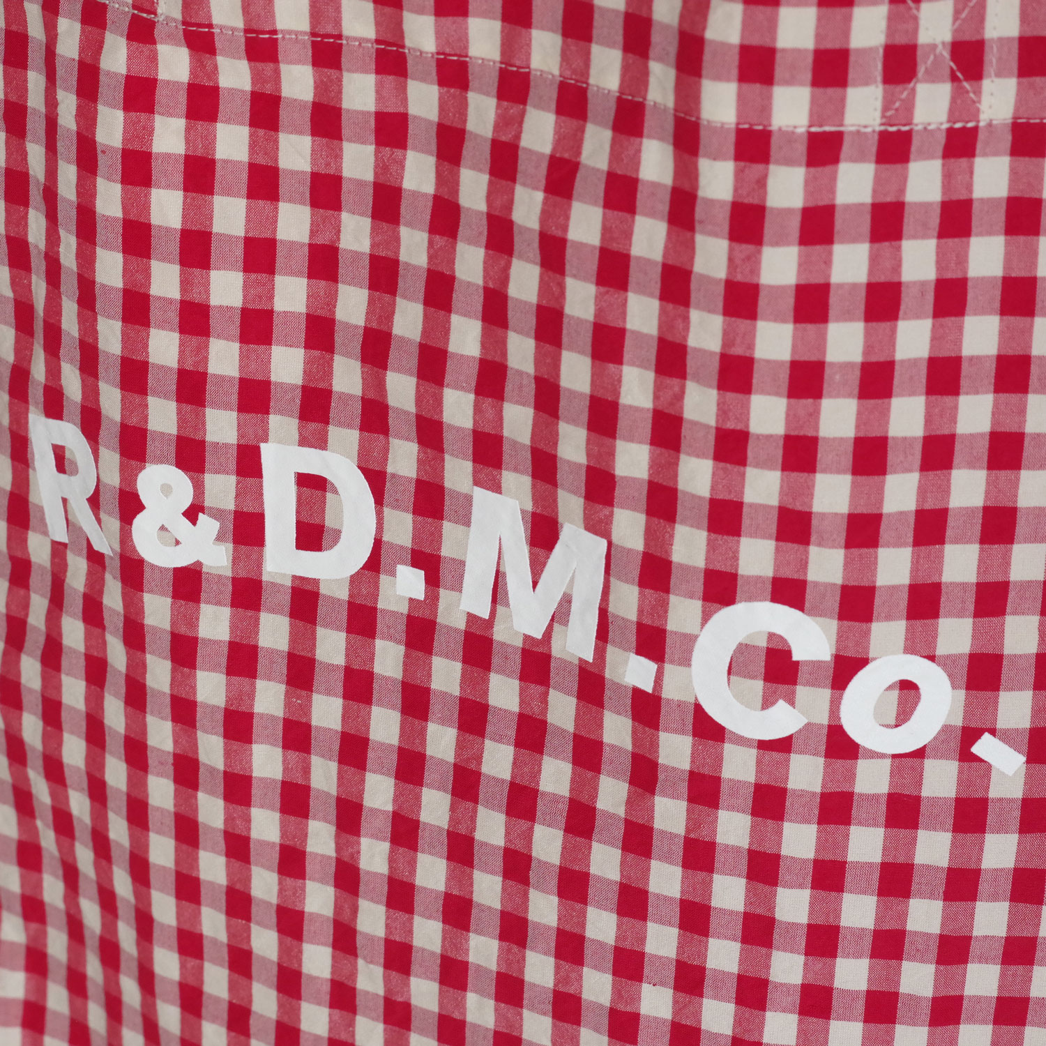 R&D.M.Co- ������ɥޥ󥺥ơ��顼 : GINGHAM CHECK TOTE BAG ���󥬥�����å��ȡ��ȥХå�