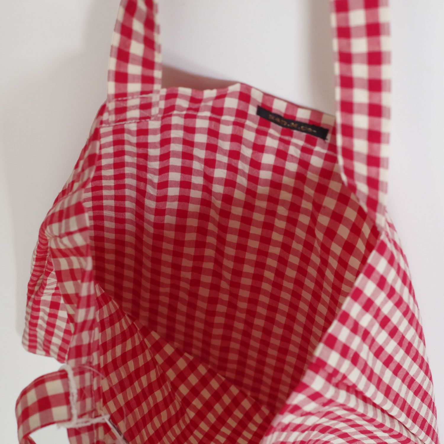 R&D.M.Co- ������ɥޥ󥺥ơ��顼 : GINGHAM CHECK TOTE BAG ���󥬥�����å��ȡ��ȥХå�