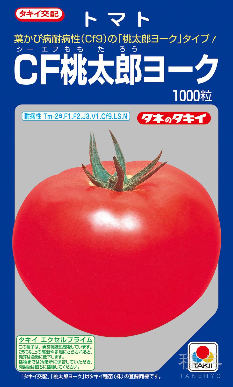 桃太郎系（ハウス）トマト 種 『CF桃太郎ヨーク』 ATM01M タキイ種苗