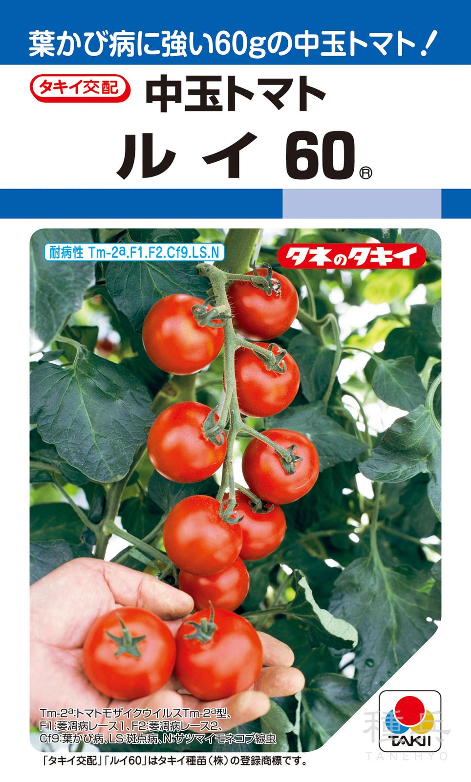 中玉トマト 種 『ルイ60』 ATM069 タキイ種苗 | たね,果菜の種,トマト