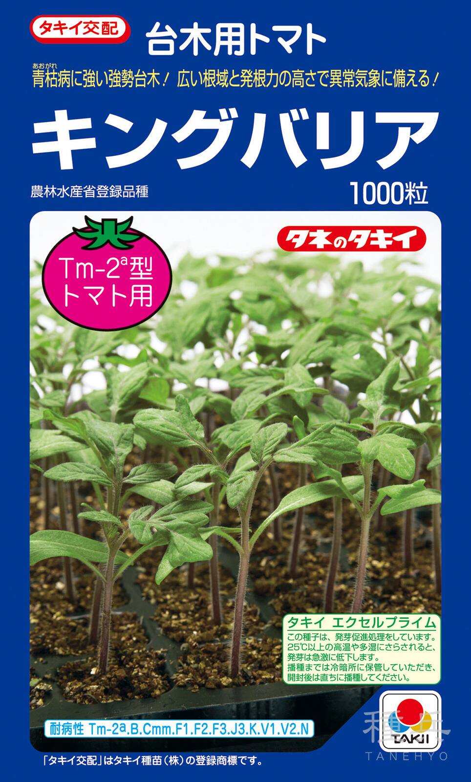 トマト台木 種 『キングバリア』 ATM03P タキイ種苗