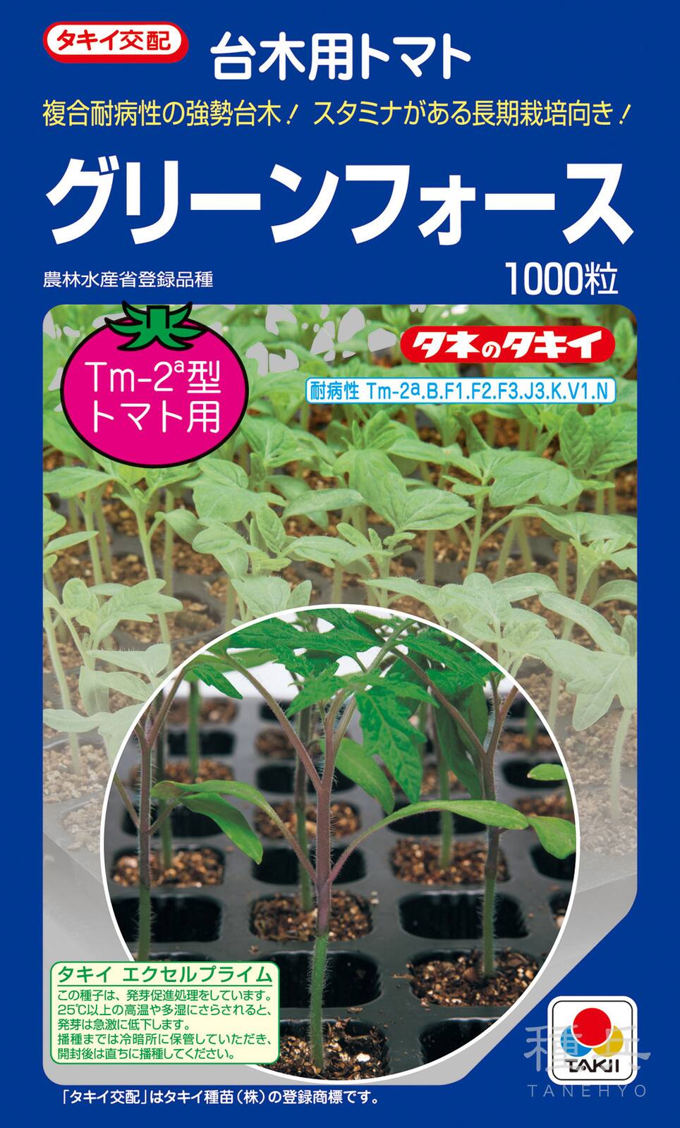 トマト台木 種 『グリーンフォース』 ATM06X タキイ種苗