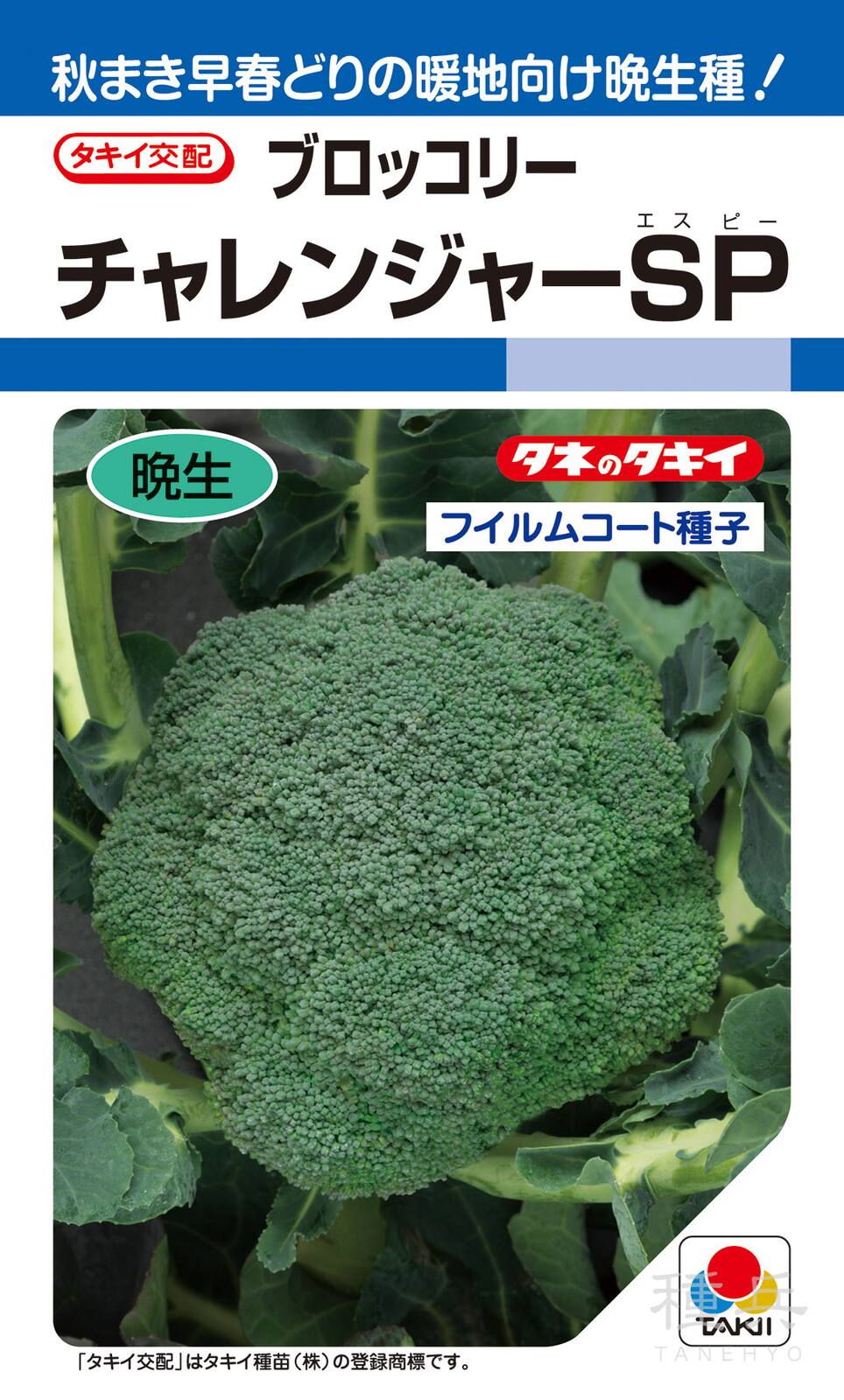 頂花蕾専用種ブロッコリー 種 『チャレンジャーSP』 ABR073 タキイ種苗