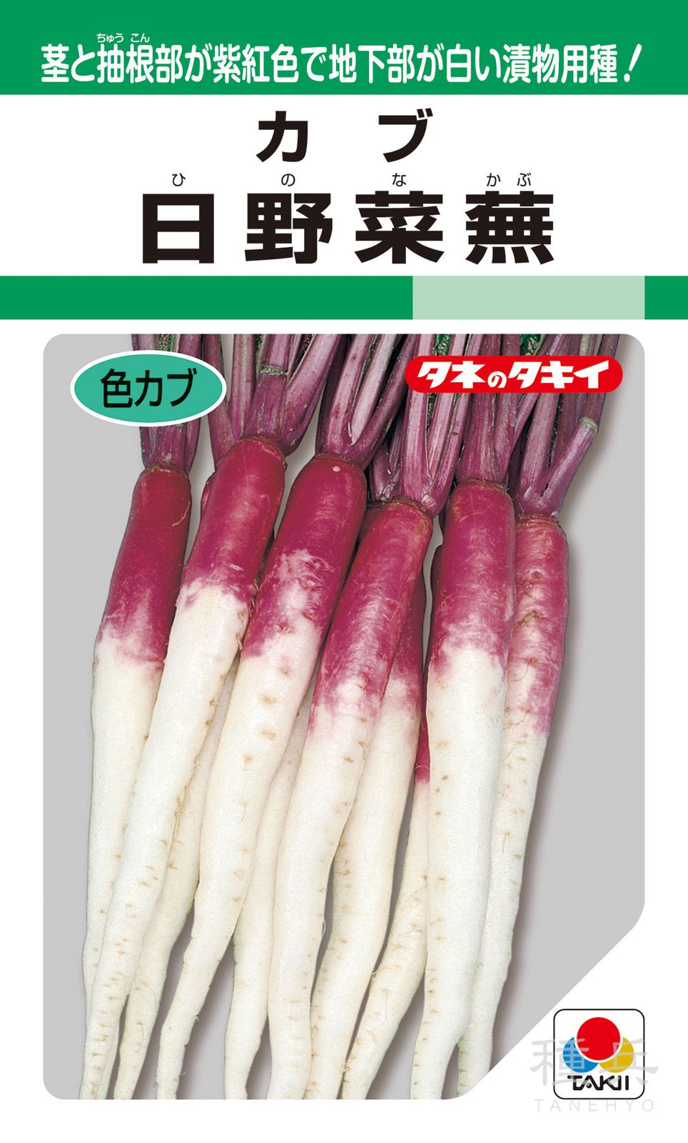 色カブ 種 『日野菜蕪』 AKA227 タキイ種苗