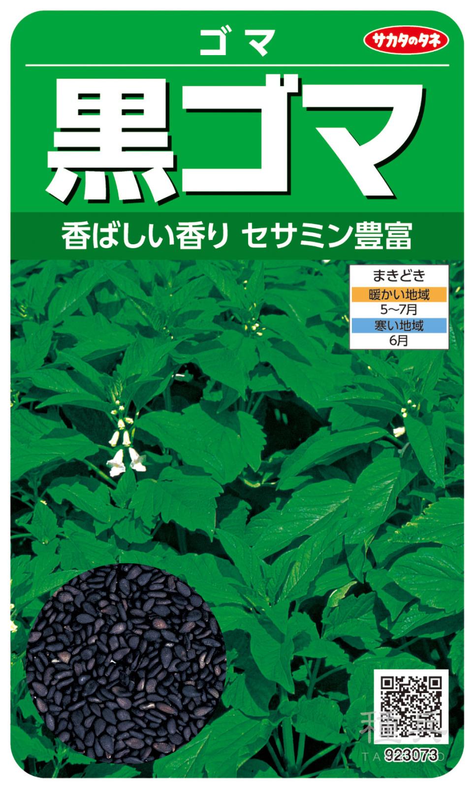 ゴマ 種 『黒ゴマ』  サカタのタネ
