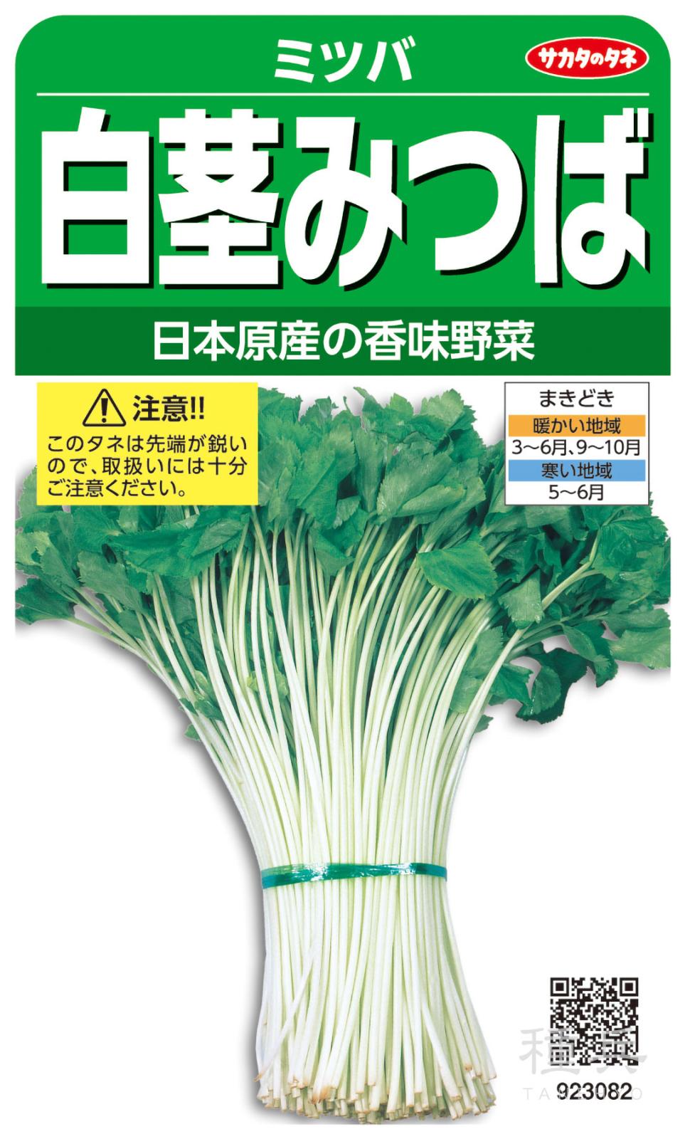ミツバ 種 『白茎みつば』  サカタのタネ